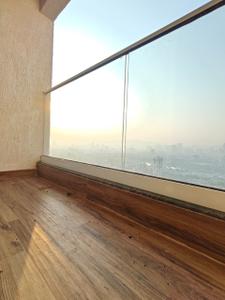 Balcony Image of 668 Sq.ft 2 BHK Apartment / Flat for rent in Kalwa Thane for Rs. 40000