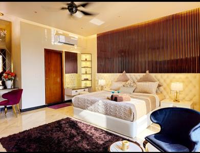 Bedroom Image of 1100 Sq.ft 2 BHK Apartment / Flat for rent in Sahjanand Tulsi Homes, Sherpura Bharuch for Rs. 14000