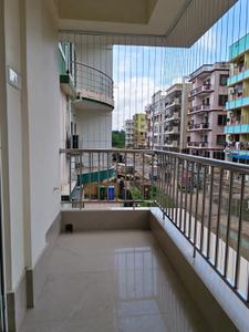 Balcony Image of 1200 Sq.ft 3 BHK Apartment / Flat for rent in New Town Kolkata for Rs. 25000