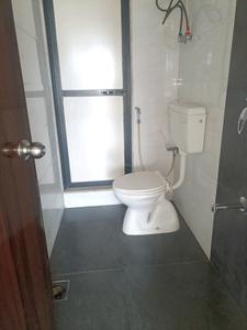 Common Bathroom Image of 750 Sq.ft 1 BHK Apartment / Flat for rent in Shailesh Riddhi Siddhi Residency, Ulwe Navi Mumbai for Rs. 30000