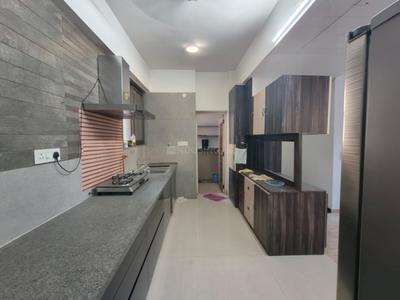 Kitchen Image of 3105 Sq.ft 4 BHK Apartment / Flat for sale in Ratnaakar Caledonia, Jodhpur Ahmedabad for Rs. 32500000