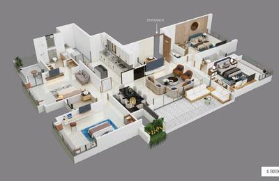 Image of 1650 Sq.ft 3 BHK Apartment / Flat for sale in Baner, Pune for Rs. 19500000