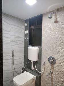 Common Bathroom Image of 530 Sq.ft 1 BHK Apartment / Flat for rent in Kasarvadavali Thane for Rs. 14999