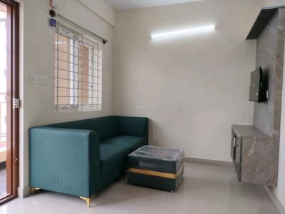 Living Room Image of 650 Sq.ft 1 BHK Independent House for rent in Bellandur Bengaluru for Rs. 30500