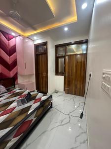 Bedroom Image of 600 Sq.ft 2 BHK Builder Floor for rent in Dwarka Mor New Delhi for Rs. 20000