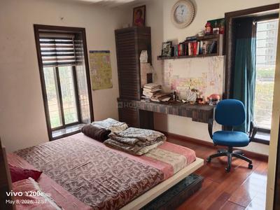 Bedroom Image of 2200 Sq.ft 4 BHK Apartment / Flat for rent in United Harmony, Vesu Surat for Rs. 55000
