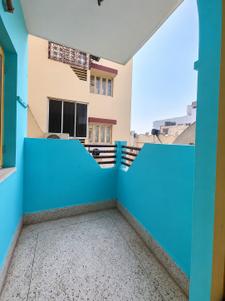 Balcony Image of 1350 Sq.ft 3 BHK Builder Floor for rent in Purba Barisha Kolkata for Rs. 30000