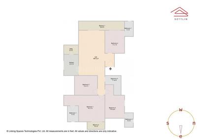 Image of 2402 Sq.ft 4 BHK Apartment / Flat for sale in Sobha Brooklyn Towers Townpark by Sobha Limited, Yadavanahalli, Bengaluru for Rs. 27400000