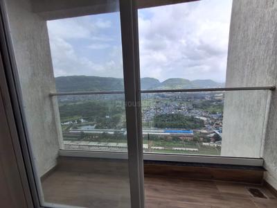Balcony Image of 650 Sq.ft 1 BHK Apartment / Flat for rent in Ashar Arize, Kalwa Thane for Rs. 28000