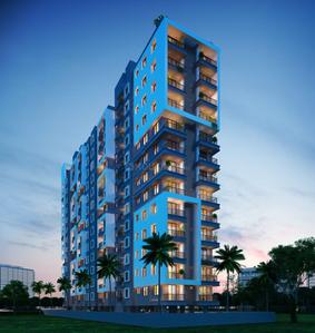 Image of 850 Sq.ft 2 BHK Apartment / Flat for sale in Amarnath Amora Tower, Charholi Budruk, Pune for Rs. 4800000