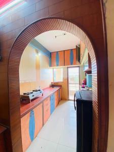 Kitchen Image of 1050 Sq.ft 2 BHK Apartment / Flat for rent in Manjalpur Vadodara for Rs. 12000