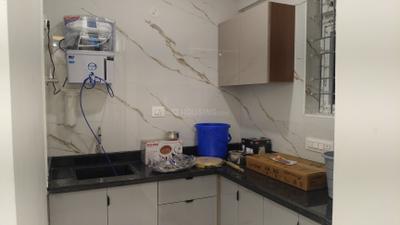 Kitchen Image of 600 Sq.ft 1 BHK Builder Floor for rent in Ejipura Bengaluru for Rs. 37000