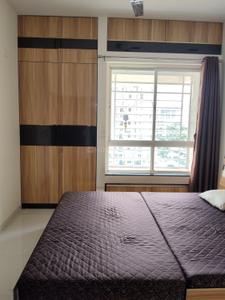 Bedroom Image of 800 Sq.ft 2 BHK Apartment / Flat for rent in Nyati Elan, Wagholi Pune for Rs. 25000