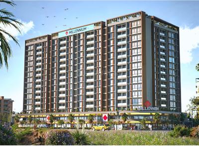Image of 1155 Sq.ft 2 BHK Apartment / Flat for sale in One Millennium, Panvel, Navi Mumbai for Rs. 12100000