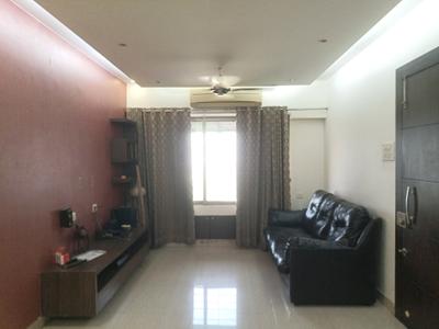 Living Room Image of 424 Sq.ft 1 BHK Apartment / Flat for rent in Ajmera Bhakti Park, Wadala East Mumbai for Rs. 40000