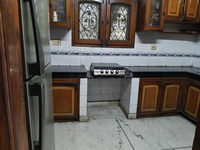 Kitchen Image of 1500 Sq.ft 3 BHK Builder Floor for rent in Swaraj Homes Panchvati Block RWA, GTB Nagar New Delhi for Rs. 52000