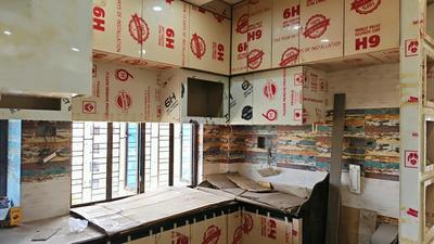 Kitchen Image of 1234 Sq.ft 3 BHK Builder Floor for sale in Birati Kolkata for Rs. 6500000