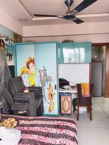 Bedroom Image of 1890 Sq.ft 3 BHK Apartment / Flat for sale in Krishna Dharti Saket Height, Gota Ahmedabad for Rs. 15100000