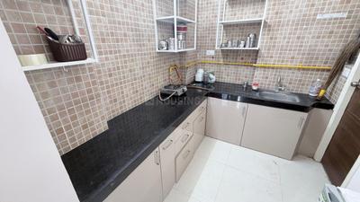 Kitchen Image of 1100 Sq.ft 2 BHK Apartment / Flat for rent in Pacifica North Enclave, Vaishno Devi Circle Ahmedabad for Rs. 25500