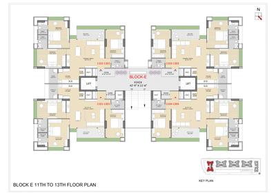 Image of 2475 Sq.ft 3 BHK Apartment / Flat for sale in Laxmi Azzaro, Gota, Ahmedabad for Rs. 11273625