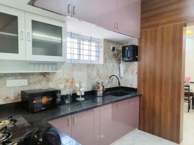 Kitchen Image of 1200 Sq.ft 3 BHK Apartment / Flat for rent in R.K. Hegde Nagar Bengaluru for Rs. 55000