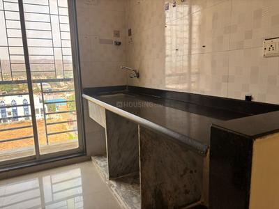 Kitchen Image of 660 Sq.ft 1 BHK Apartment / Flat for rent in Bhagwati Neelkanth Heights, Kalamboli Navi Mumbai for Rs. 16500