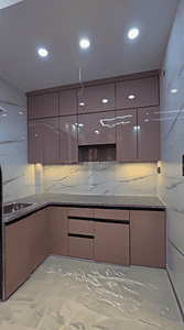 Kitchen Image of 720 Sq.ft 2 BHK Builder Floor for rent in Shastri Nagar New Delhi for Rs. 25000