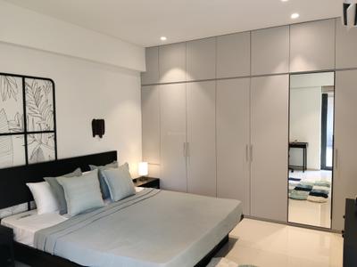 Bedroom Image of 3500 Sq.ft 4 BHK Apartment / Flat for rent in Goyal Riviera Antilla, Prahlad Nagar Ahmedabad for Rs. 150000