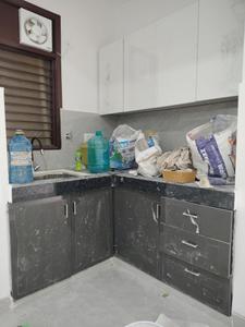 Kitchen Image of 500 Sq.ft 1 BHK Builder Floor for rent in Chhattarpur New Delhi for Rs. 16000