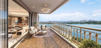 Balcony Image of 1900 Sq.ft 3 BHK Apartment / Flat for sale in Lodha Azur, Hulimavu Bengaluru for Rs. 24000000