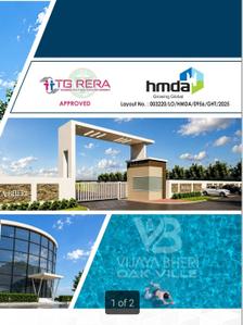 Image of 1930 Sq.ft 3 BHK Villa for sale in Ramoji Film City, Hyderabad for Rs. 10500000