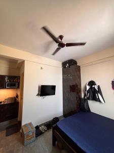 Bedroom Image of 350 Sq.ft 1 RK Apartment / Flat for rent in Domlur Layout Bengaluru for Rs. 28000