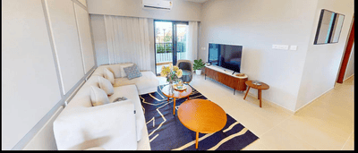 Image of 1424 Sq.ft 2.5 BHK Apartment / Flat for sale in Provident Bayscape, Kelambakkam, Chennai for Rs. 8500000