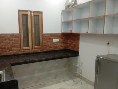 Kitchen Image of 600 Sq.ft 1 BHK Builder Floor for rent in Jankipuram Extension Lucknow for Rs. 12000