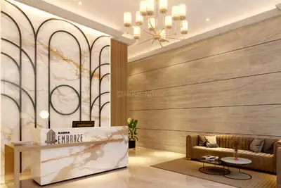 Hall Image of 1055 Sq.ft 3 BHK Apartment / Flat for sale in Kabra Embraze, Ghatkopar East Mumbai for Rs. 35800000