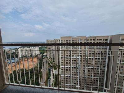 Balcony Image of 1100 Sq.ft 2 BHK Apartment / Flat for rent in Sobha Dream Gardens, Thanisandra Bengaluru for Rs. 36000