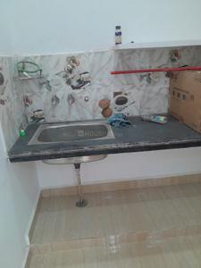 Kitchen Image of 1000 Sq.ft 1 BHK Builder Floor for rent in Budheshwar Lucknow for Rs. 10000