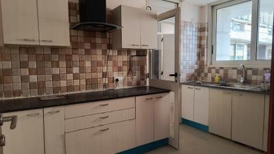 Kitchen Image of 2100 Sq.ft 2 BHK Apartment / Flat for rent in Jaypee The Kalypso Court, Sector 128 Noida for Rs. 55000