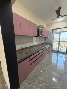 Kitchen Image of 1990 Sq.ft 3 BHK Apartment / Flat for rent in Shreenathji Delta Riviera, Ulwe Navi Mumbai for Rs. 75000