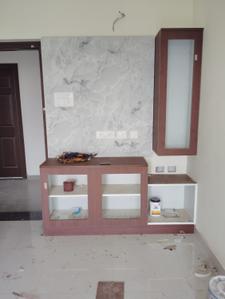 Living Room Image of 580 Sq.ft 1.5 BHK Apartment / Flat for rent in AlamoXsreal Tuscany, Mahindra World City Chennai for Rs. 28000