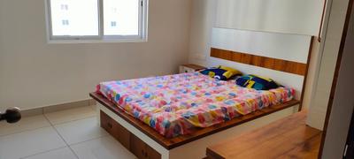 Bedroom Image of 501 Sq.ft 1 RK Apartment / Flat for rent in L And T Raintree Boulevard, Sahakara Nagar Bengaluru for Rs. 50000