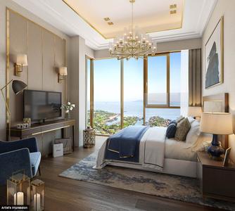 Bedroom Image of 721 Sq.ft 2 BHK Apartment / Flat for sale in Piramal Aranya, Byculla Mumbai for Rs. 34900000