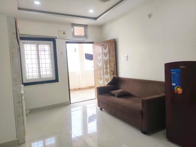 Living Room Image of 792 Sq.ft 1 BHK Apartment / Flat for rent in Kondapur Hyderabad for Rs. 24000