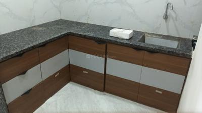 Kitchen Image of 560 Sq.ft 1 BHK Builder Floor for rent in Limbodi Indore for Rs. 9000