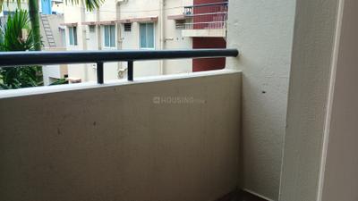 Balcony Image of 700 Sq.ft 1 BHK Apartment / Flat for rent in Mahadevapura Bengaluru for Rs. 25000