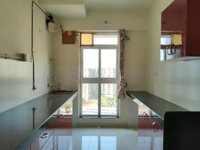 Kitchen Image of 650 Sq.ft 1 BHK Apartment / Flat for sale in Thane West Thane for Rs. 11100000