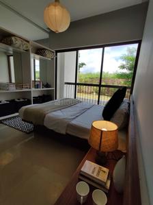 Bedroom Image of 595 Sq.ft 1 BHK Apartment / Flat for sale in Skyi Songbirds , Bhugaon Pune for Rs. 4200000