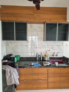 Kitchen Image of 850 Sq.ft 2 BHK Apartment / Flat for rent in Royal Yogville, Dhayari Pune for Rs. 17500