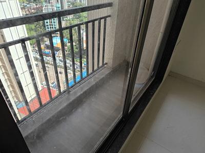 Balcony Image of 1090 Sq.ft 2 BHK Apartment / Flat for rent in National Trinity Paradise Phase 1, Shilphata Thane for Rs. 17500
