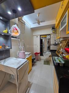Kitchen Image of 550 Sq.ft 1 BHK Apartment / Flat for rent in Kandivali East Mumbai for Rs. 43000